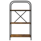 Bücherregal Geräucherte Eiche 60 x 30 x 109 cm Holzwerkstoff
