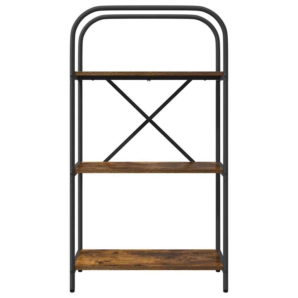 Bücherregal Geräucherte Eiche 60 x 30 x 109 cm Holzwerkstoff