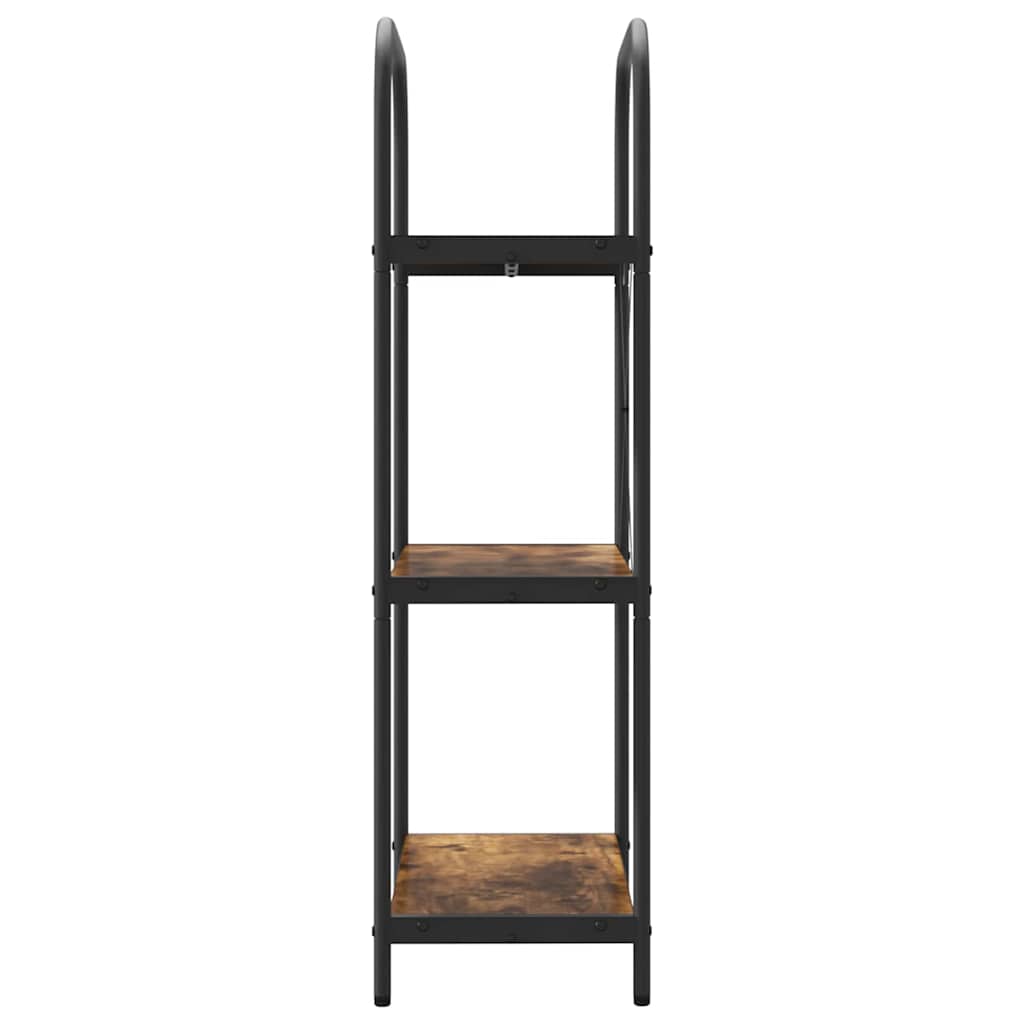 Bücherregal Geräucherte Eiche 60 x 30 x 109 cm Holzwerkstoff