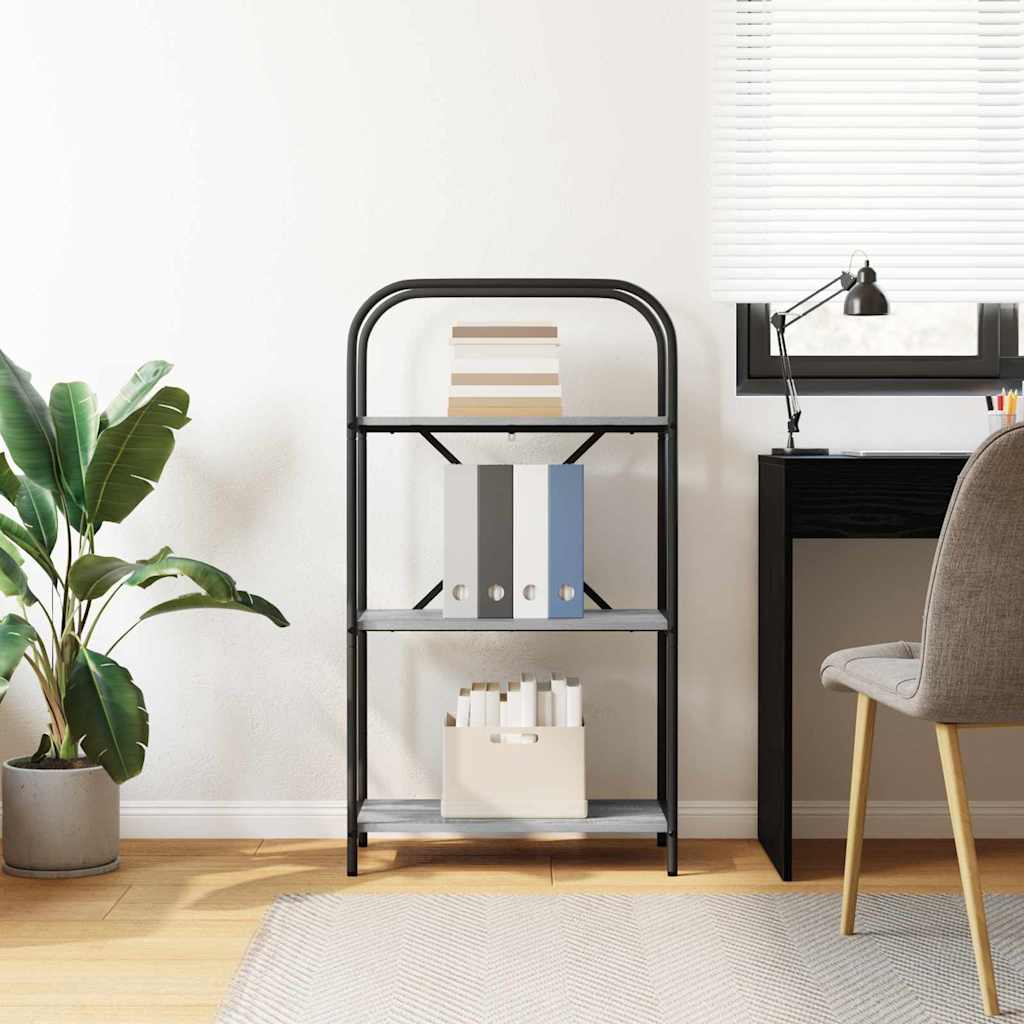Bücherregal Graues Sonoma 60 x 30 x 109 cm Holzwerkstoff