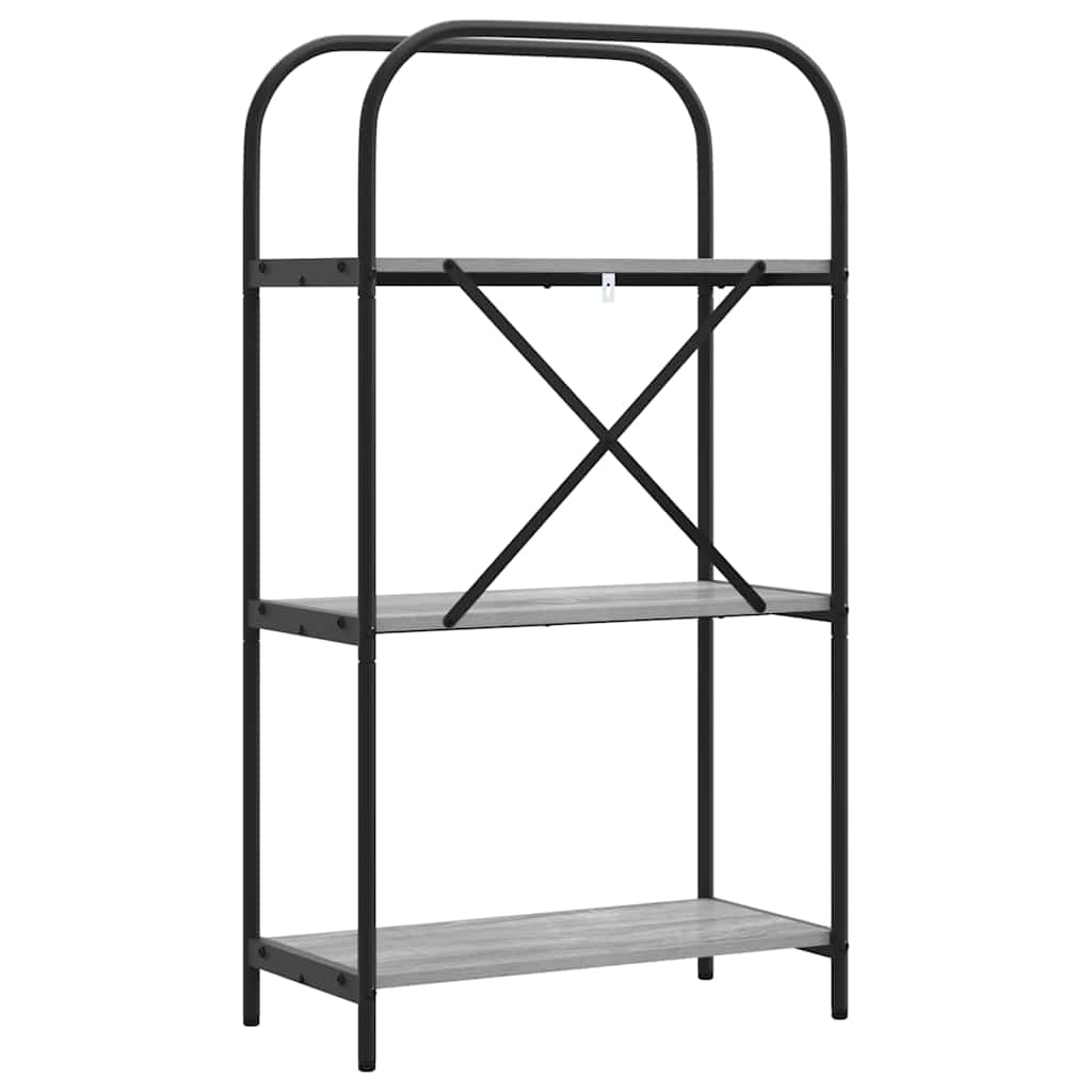 Bücherregal Graues Sonoma 60 x 30 x 109 cm Holzwerkstoff
