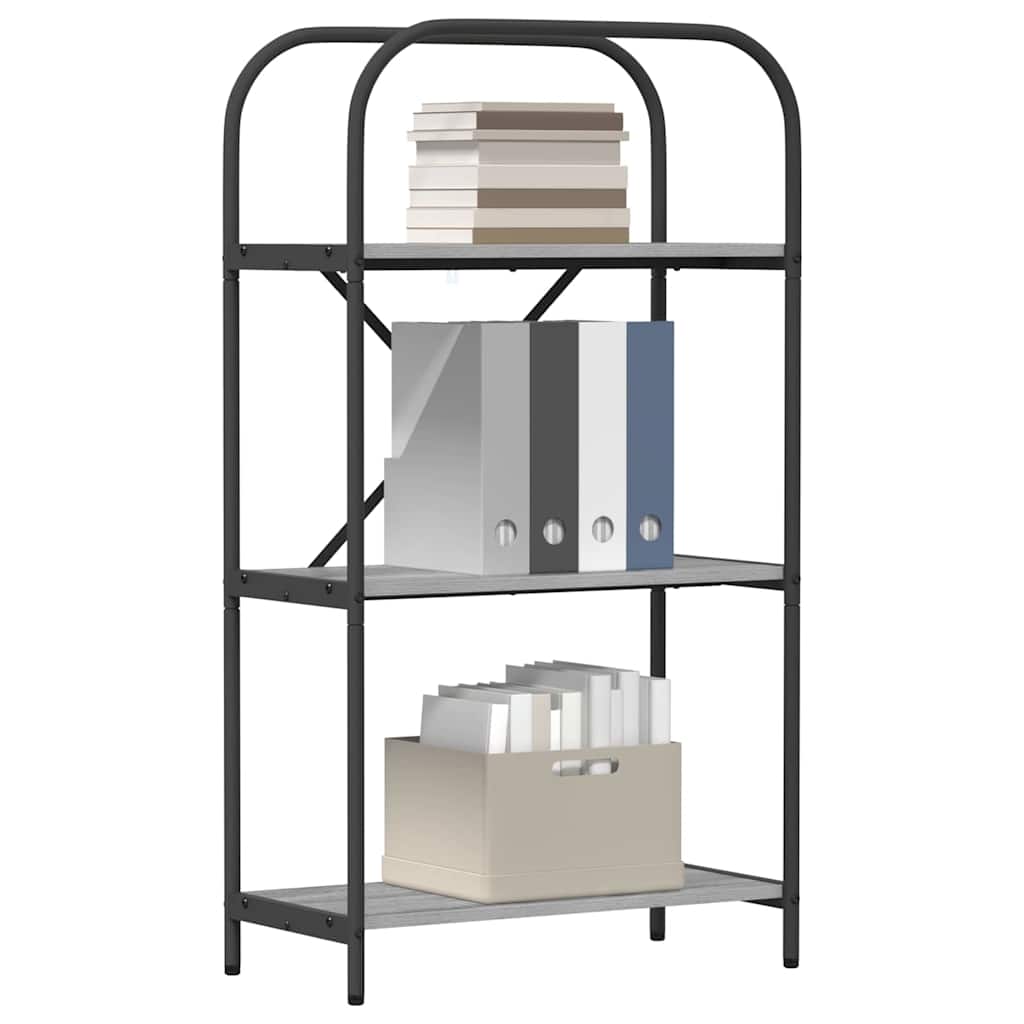 Bücherregal Graues Sonoma 60 x 30 x 109 cm Holzwerkstoff