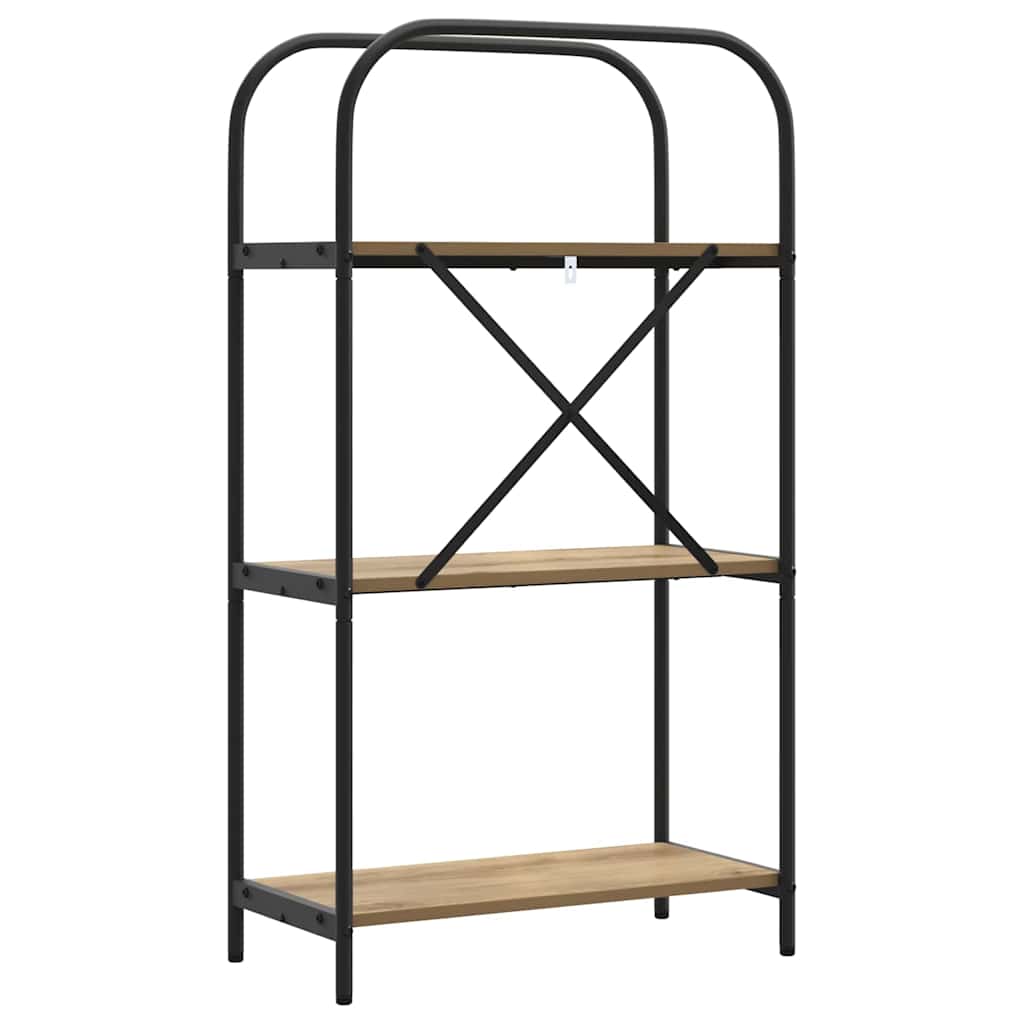 Bücherregal Artisan-Eiche 60 x 30 x 109 cm Holzwerkstoff