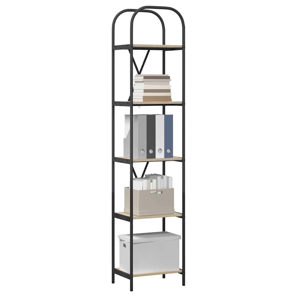 Bücherregal Sonoma-Eiche 40 x 30 x 183 cm Holzwerkstoff
