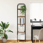 Bücherregal Geräucherte Eiche 40 x 30 x 183 cm Holzwerkstoff