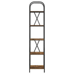 Bücherregal Geräucherte Eiche 40 x 30 x 183 cm Holzwerkstoff