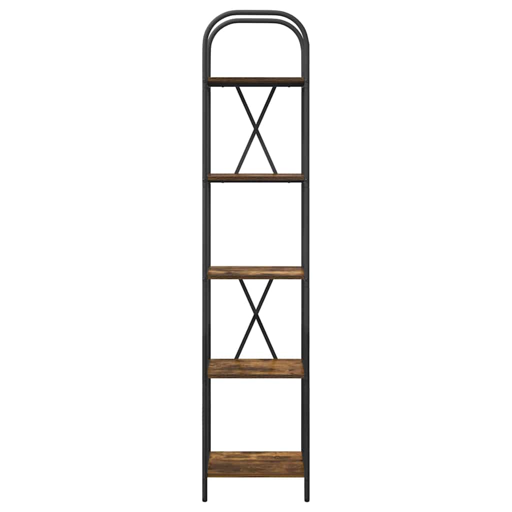 Bücherregal Geräucherte Eiche 40 x 30 x 183 cm Holzwerkstoff