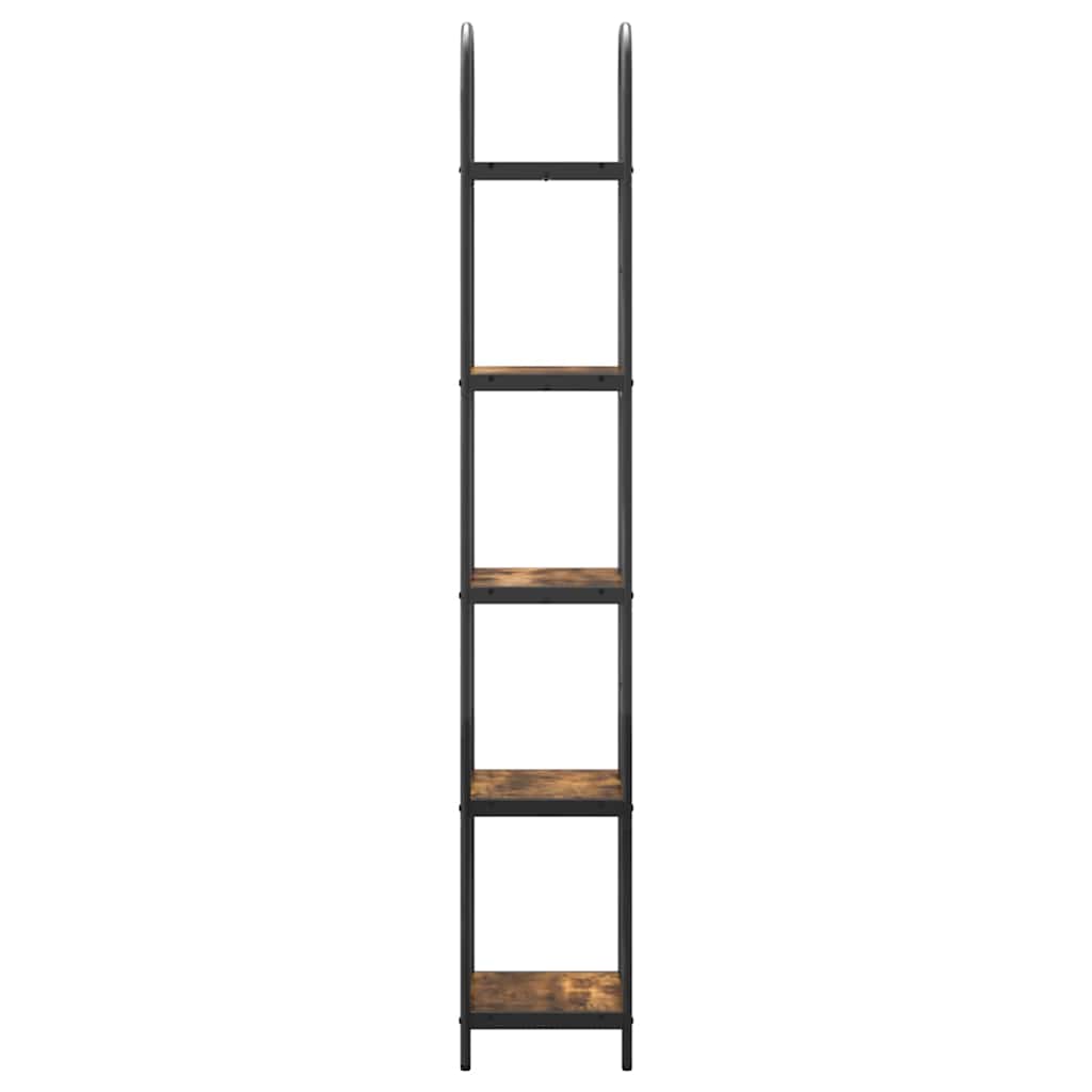 Bücherregal Geräucherte Eiche 40 x 30 x 183 cm Holzwerkstoff
