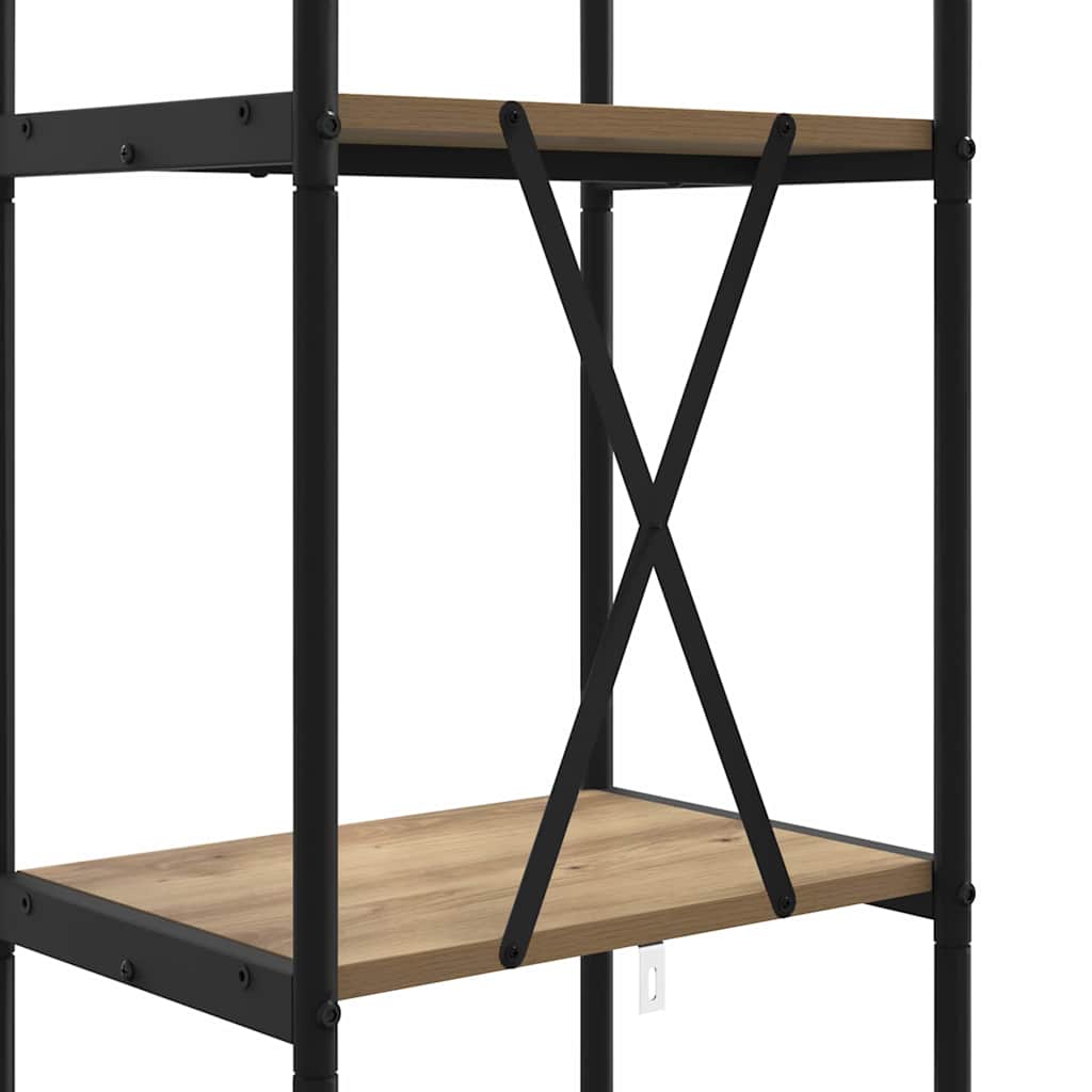 Bücherregal Artisan-Eiche 40 x 30 x 183 cm Holzwerkstoff