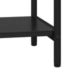 Bücherregal Schwarz Eichen-Optik 40 x 30 x 146 cm Holzwerkstoff