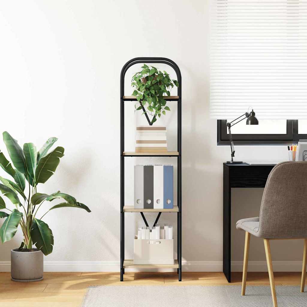 Bücherregal Sonoma-Eiche 40 x 30 x 146 cm Holzwerkstoff