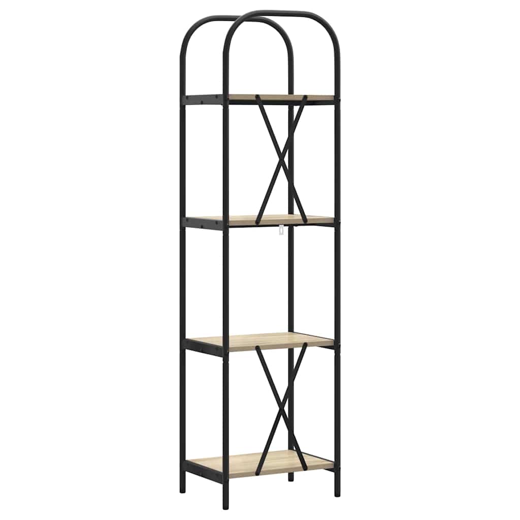 Bücherregal Sonoma-Eiche 40 x 30 x 146 cm Holzwerkstoff