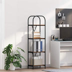 Bücherregal Geräucherte Eiche 40 x 30 x 146 cm Holzwerkstoff