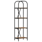 Bücherregal Geräucherte Eiche 40 x 30 x 146 cm Holzwerkstoff