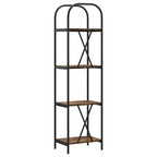 Bücherregal Geräucherte Eiche 40 x 30 x 146 cm Holzwerkstoff
