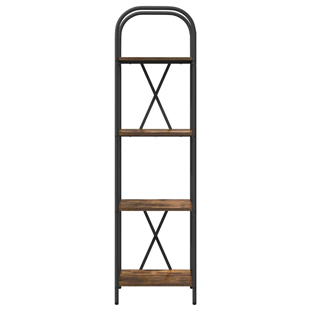 Bücherregal Geräucherte Eiche 40 x 30 x 146 cm Holzwerkstoff