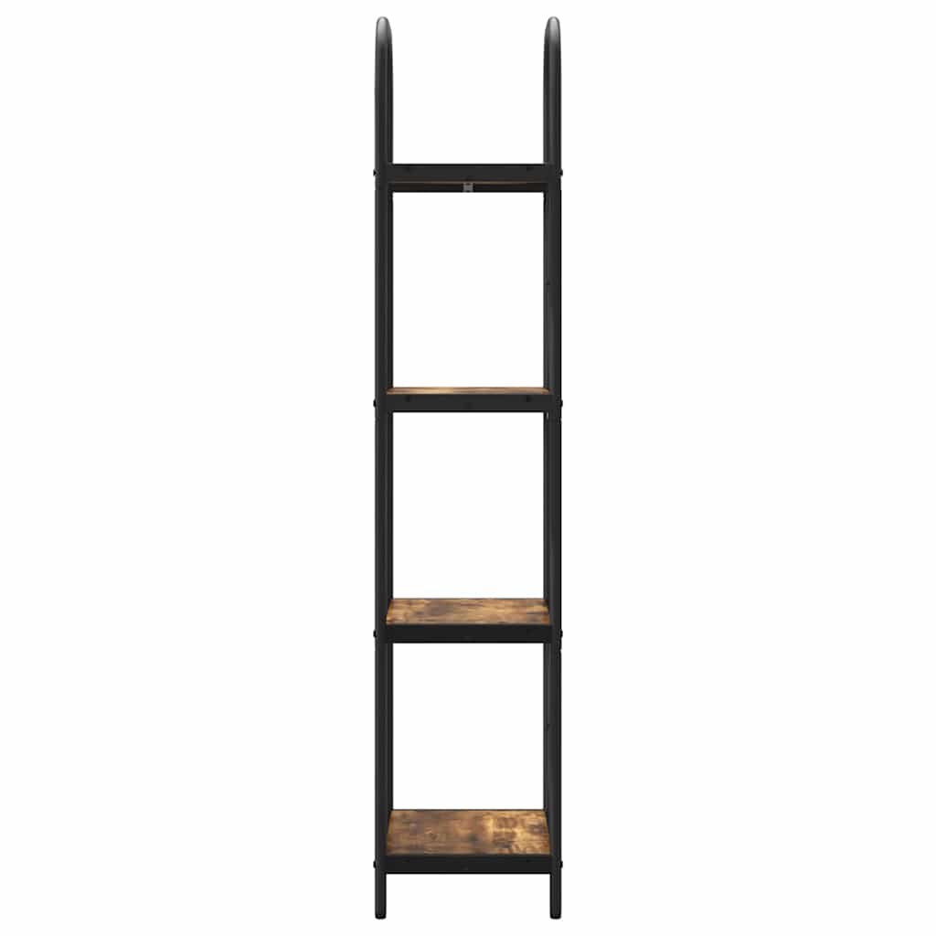 Bücherregal Geräucherte Eiche 40 x 30 x 146 cm Holzwerkstoff