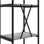Bücherregal Graues Sonoma 40 x 30 x 146 cm Holzwerkstoff