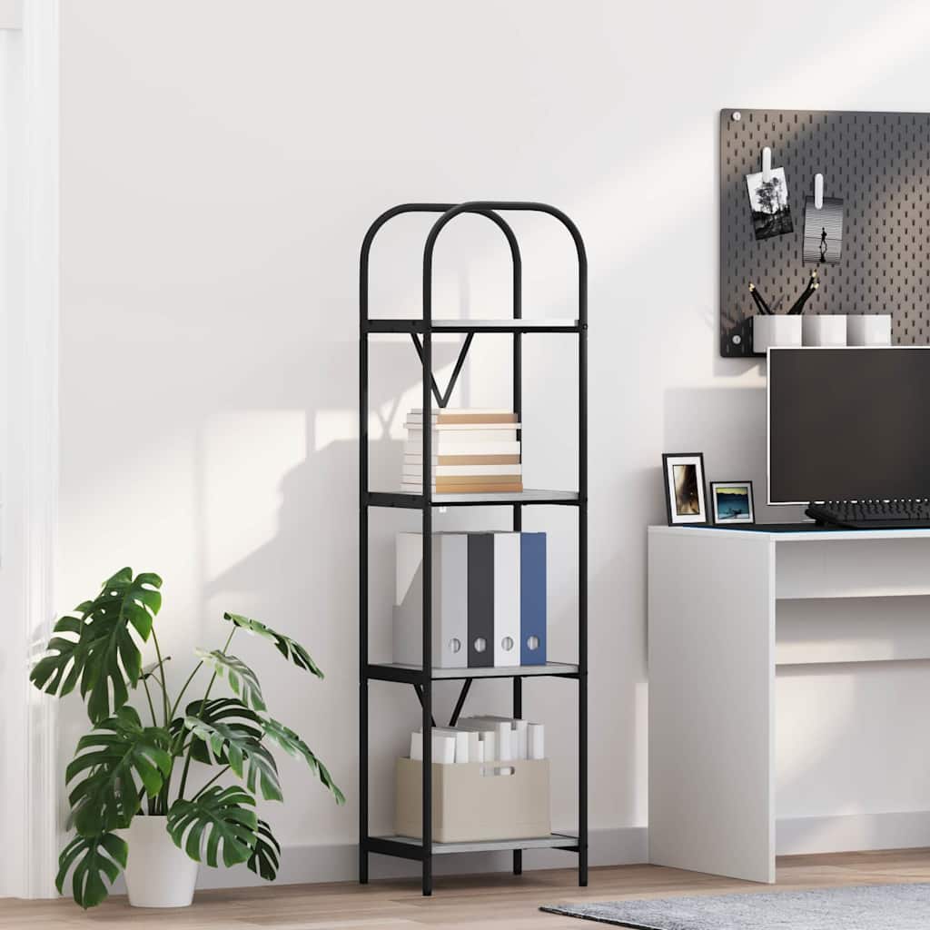 Bücherregal Graues Sonoma 40 x 30 x 146 cm Holzwerkstoff