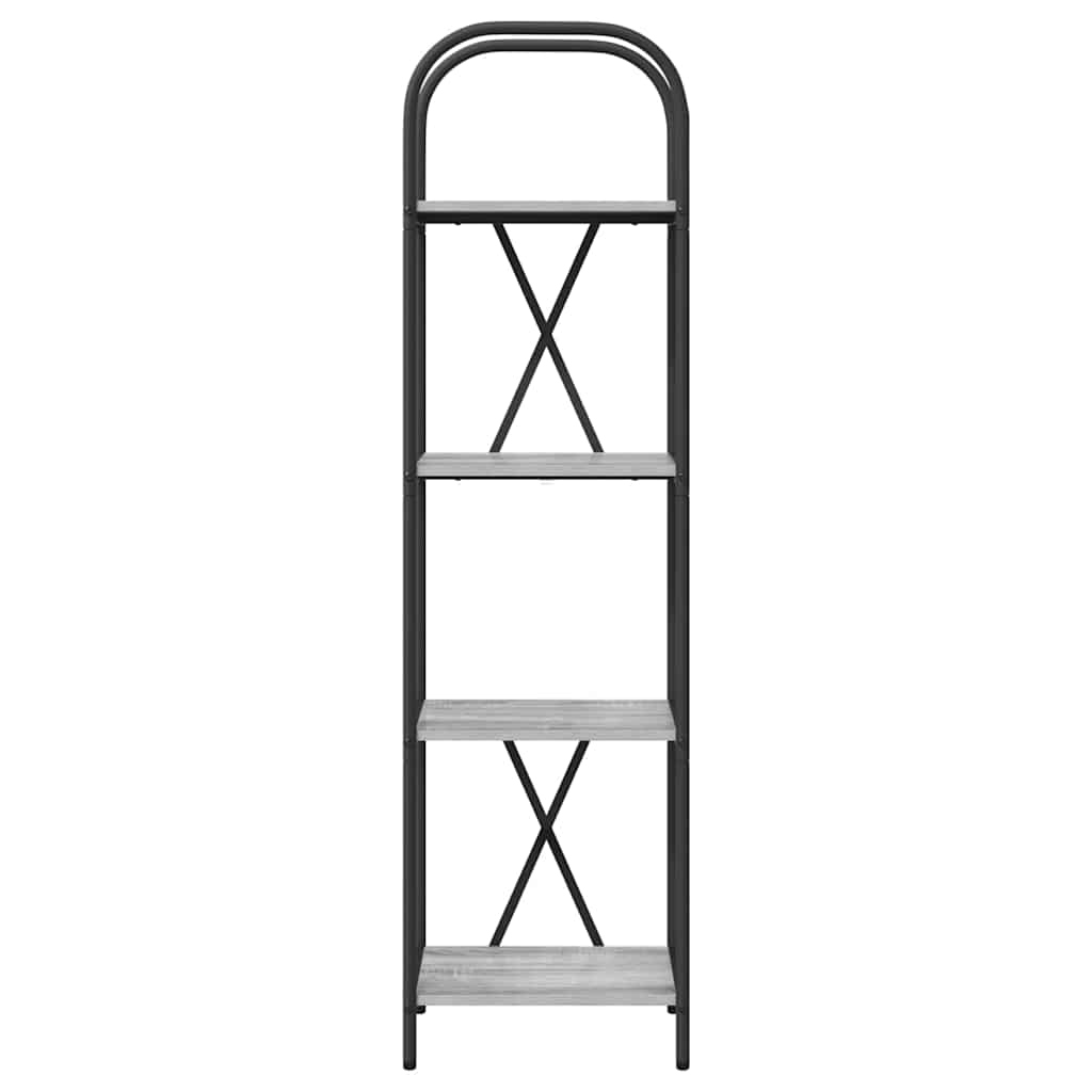 Bücherregal Graues Sonoma 40 x 30 x 146 cm Holzwerkstoff