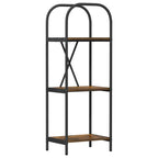 Bücherregal Geräucherte Eiche 40 x 30 x 109 cm Holzwerkstoff
