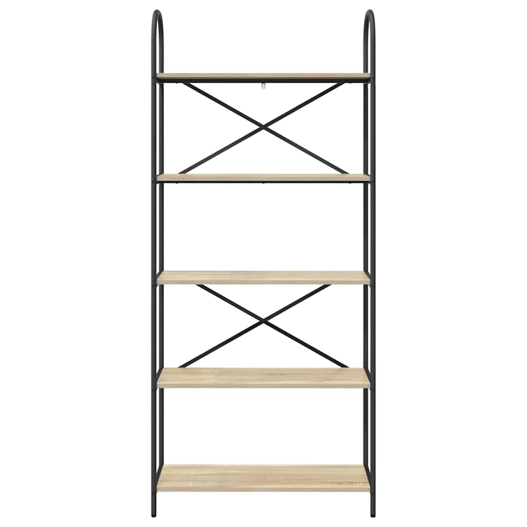 Bücherregal Sonoma-Eiche 80 x 30 x 183 cm Holzwerkstoff