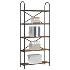 Bücherregal Geräucherte Eiche 80 x 30 x 183 cm Holzwerkstoff