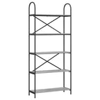 Bücherregal Graues Sonoma 80 x 30 x 183 cm Holzwerkstoff