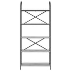 Bücherregal Graues Sonoma 80 x 30 x 183 cm Holzwerkstoff