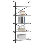 Bücherregal Graues Sonoma 80 x 30 x 183 cm Holzwerkstoff