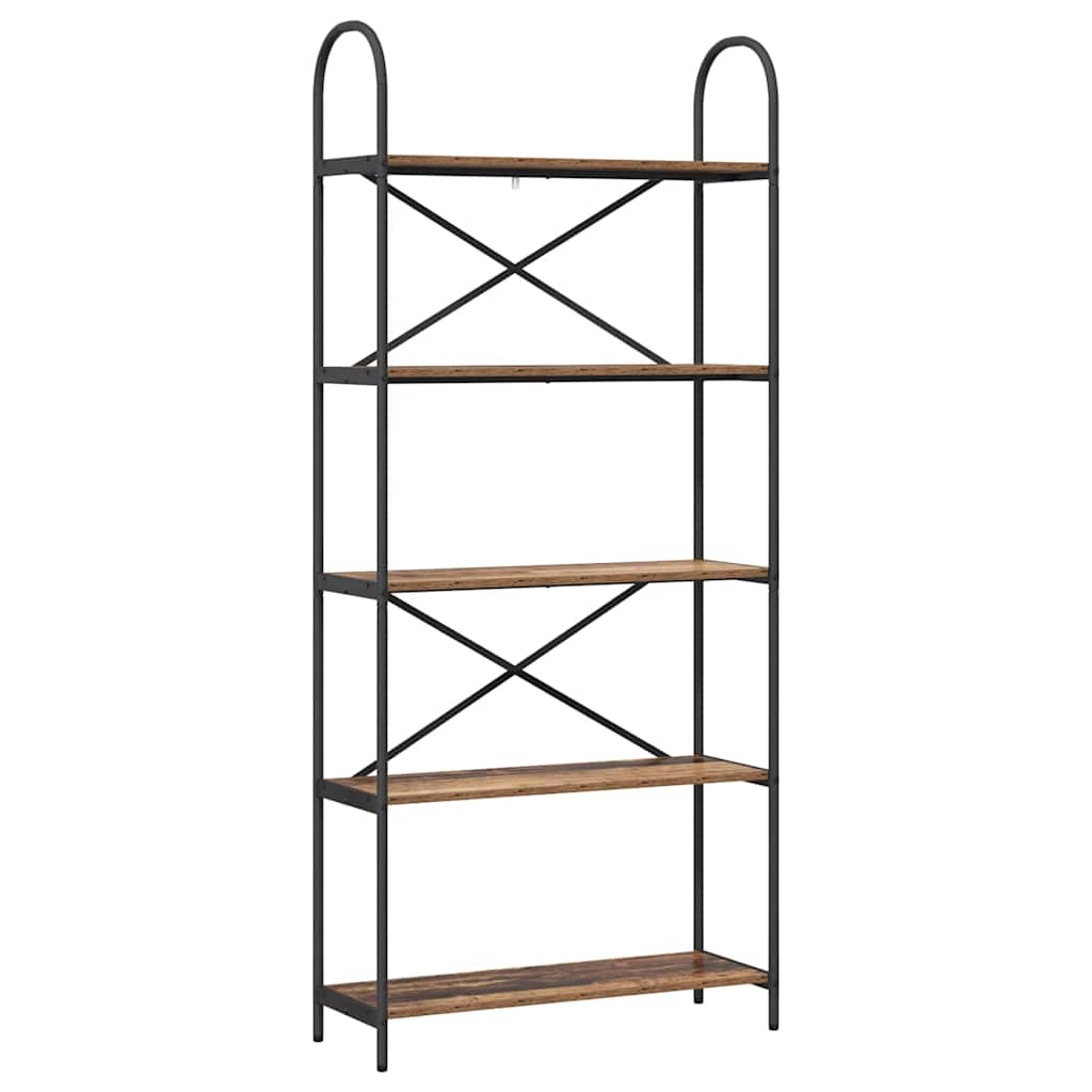 Bücherregal Altholz 80 x 30 x 183 cm Holzwerkstoff
