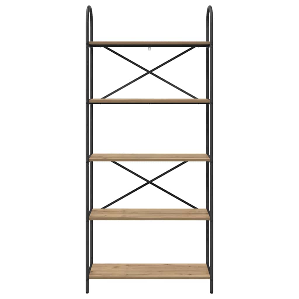 Bücherregal Artisan-Eiche 80 x 30 x 183 cm Holzwerkstoff