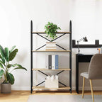 Bücherregal Sonoma-Eiche 80 x 30 x 146 cm Holzwerkstoff