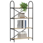 Bücherregal Sonoma-Eiche 80 x 30 x 146 cm Holzwerkstoff