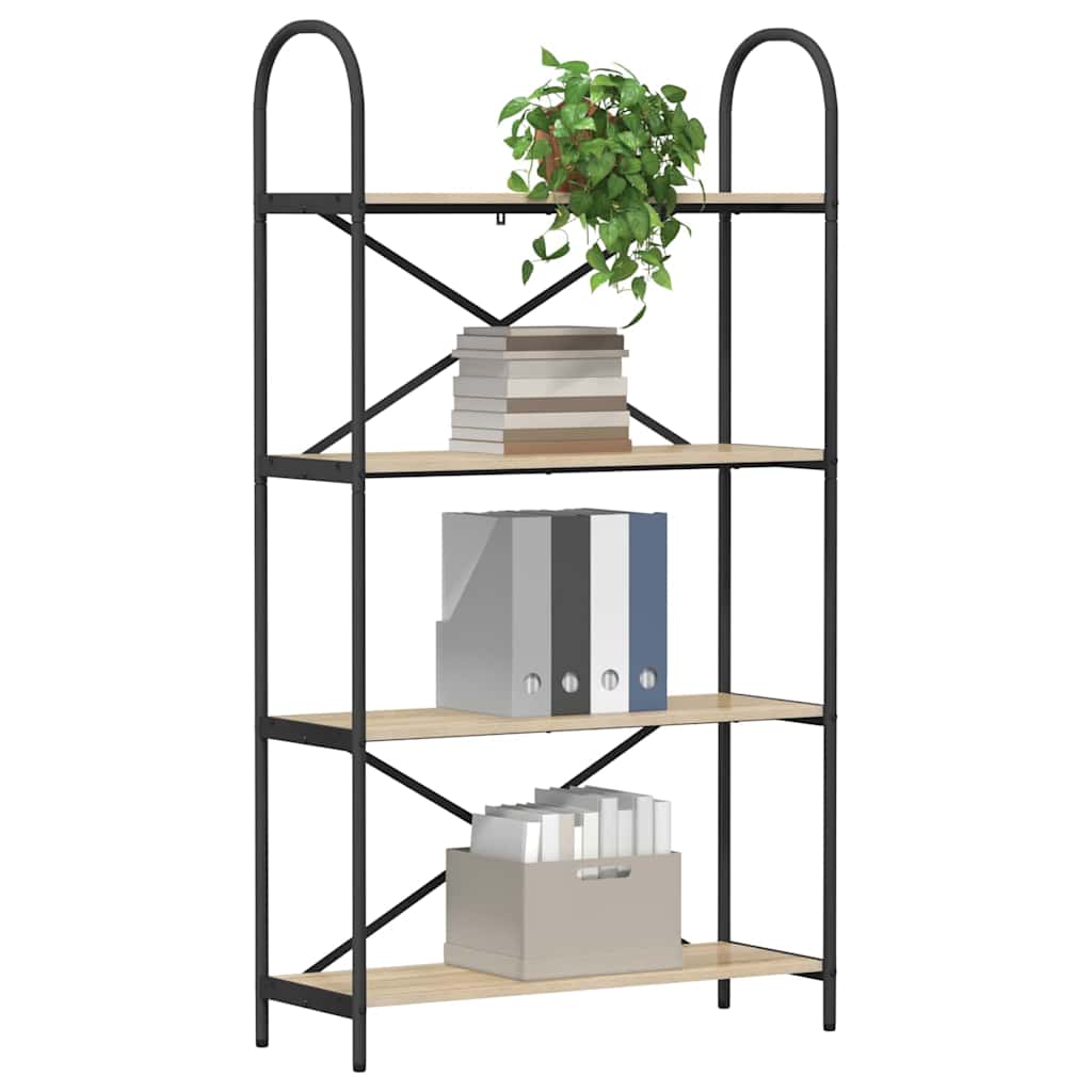 Bücherregal Sonoma-Eiche 80 x 30 x 146 cm Holzwerkstoff