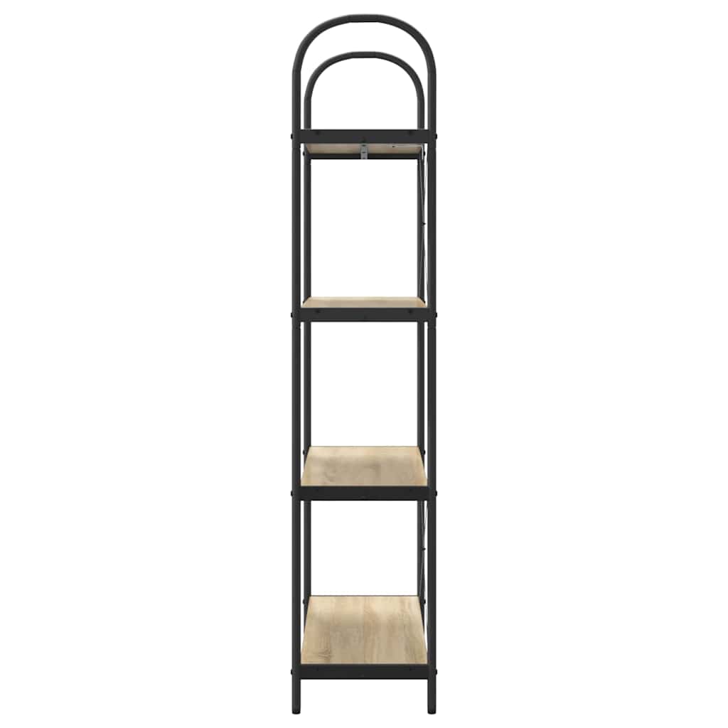Bücherregal Sonoma-Eiche 80 x 30 x 146 cm Holzwerkstoff
