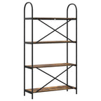Bücherregal Geräucherte Eiche 80 x 30 x 146 cm Holzwerkstoff