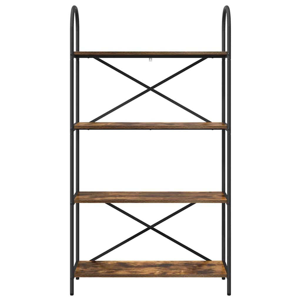 Bücherregal Geräucherte Eiche 80 x 30 x 146 cm Holzwerkstoff