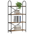 Bücherregal Geräucherte Eiche 80 x 30 x 146 cm Holzwerkstoff