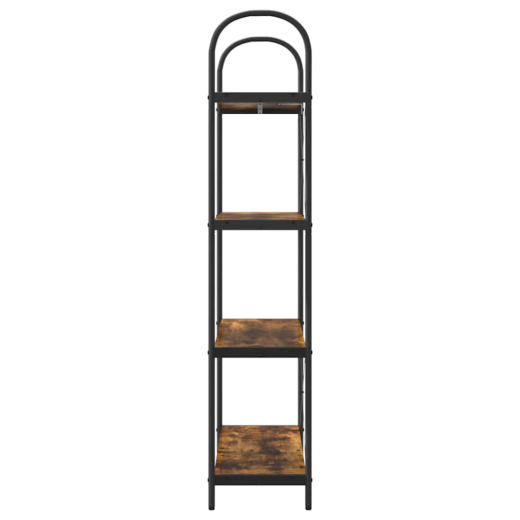Bücherregal Geräucherte Eiche 80 x 30 x 146 cm Holzwerkstoff