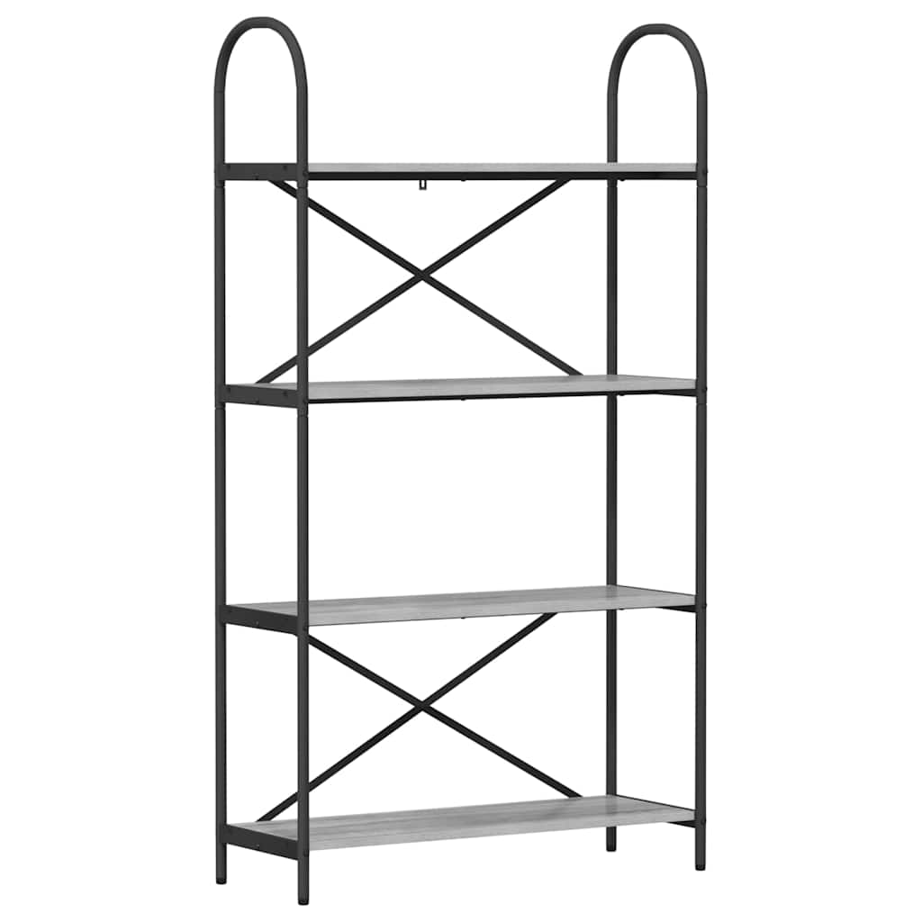 Bücherregal Graues Sonoma 80 x 30 x 146 cm Holzwerkstoff