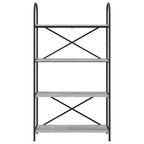 Bücherregal Graues Sonoma 80 x 30 x 146 cm Holzwerkstoff