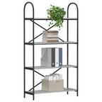 Bücherregal Graues Sonoma 80 x 30 x 146 cm Holzwerkstoff