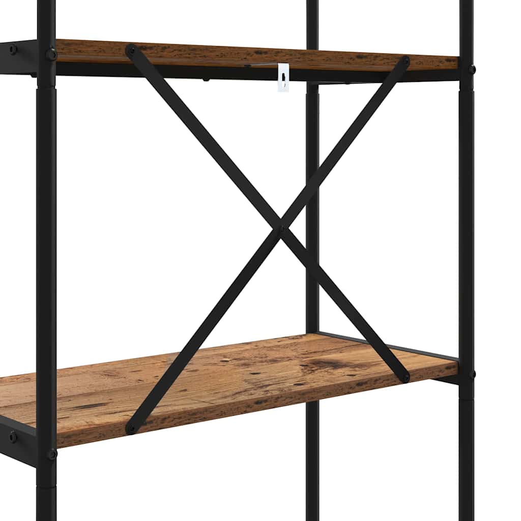 Bücherregal Altholz 80 x 30 x 146 cm Holzwerkstoff