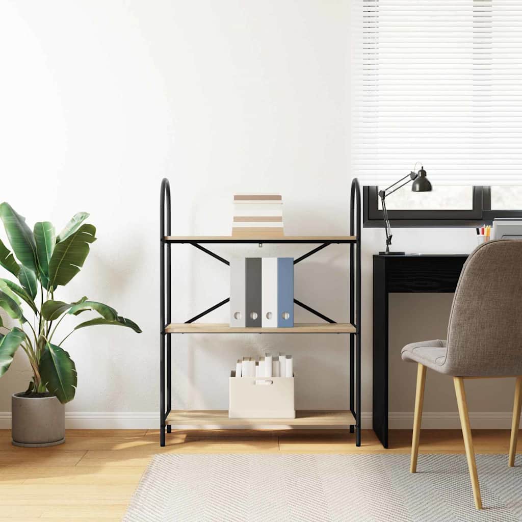 Bücherregal Sonoma-Eiche 80 x 30 x 109 cm Holzwerkstoff