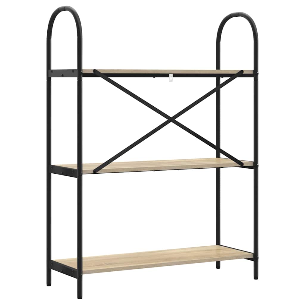 Bücherregal Sonoma-Eiche 80 x 30 x 109 cm Holzwerkstoff