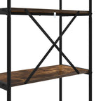Bücherregal Geräucherte Eiche 80 x 30 x 109 cm Holzwerkstoff