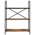 Bücherregal Geräucherte Eiche 80 x 30 x 109 cm Holzwerkstoff