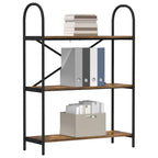 Bücherregal Geräucherte Eiche 80 x 30 x 109 cm Holzwerkstoff