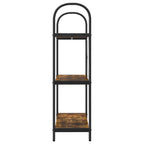 Bücherregal Geräucherte Eiche 80 x 30 x 109 cm Holzwerkstoff